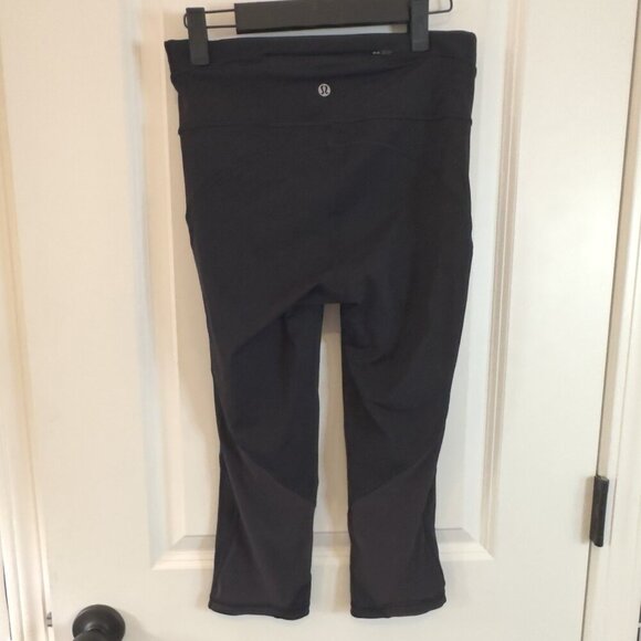 🖤 Lululemon Always Airy High-Rise Run Crop 19" Black - Size 6 💨 - Picture 8 of 13